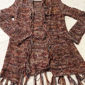 LeModa Earthy Toned Knit Cardigan